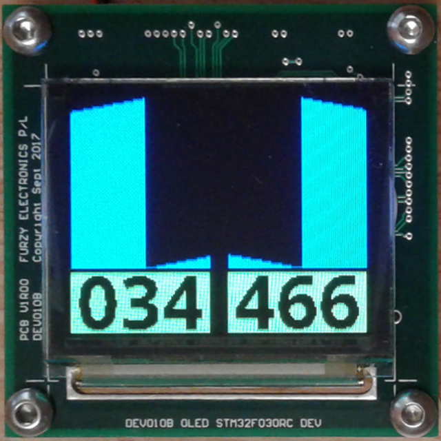 DEV010B STM32F091 OLED DEV Board