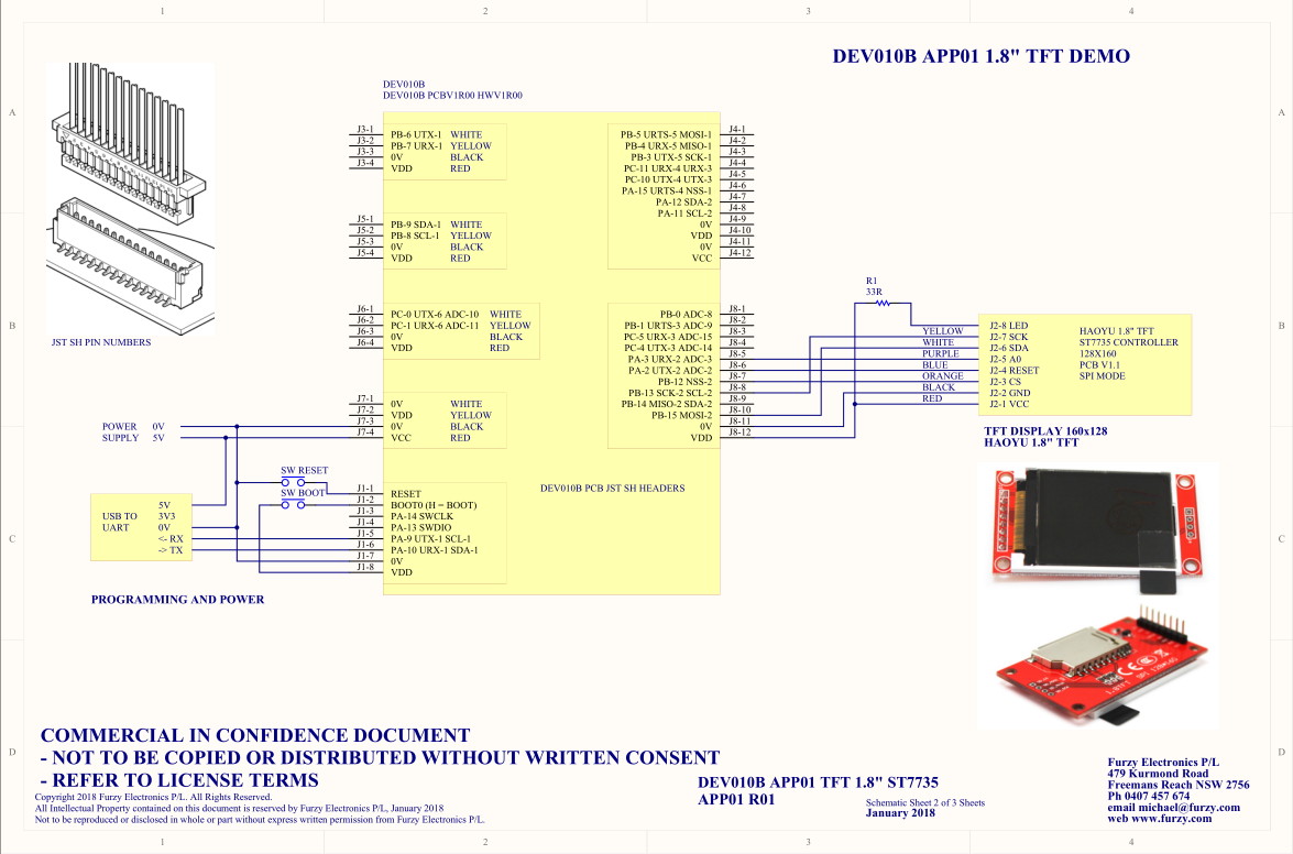 DEV010B APP01 TFT1_8 SCH Sheet02 R01